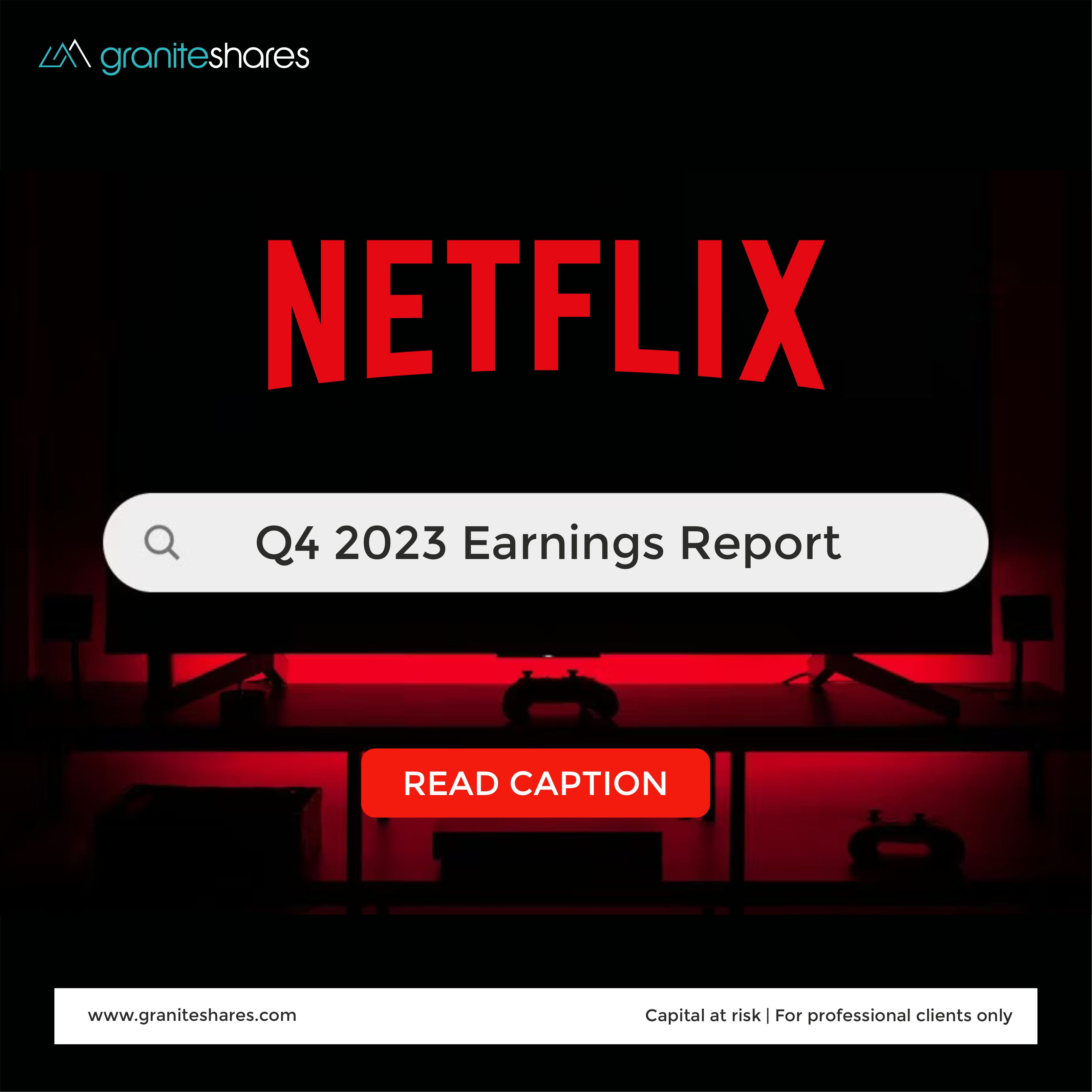 Netflix Q4 2023 Earnings Boost Stock
